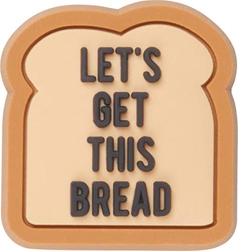 Crocs Sayings Shoe Charms  Personalize Jibbitz Lets Get This Bread Small