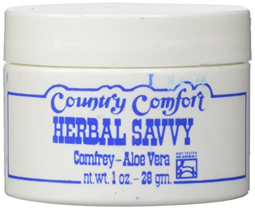 Country Comfort Herbal Savvy Comfrey Aloe Vera 1 Ounce