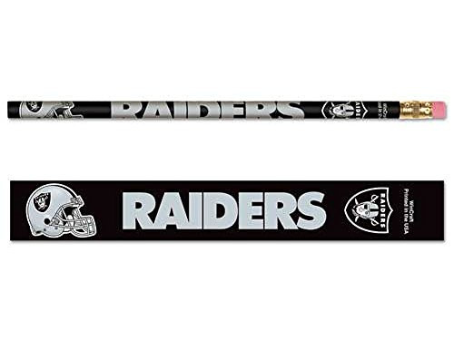 WinCraft NFL Oakland Raiders 15561041 Pencil 6 Pack