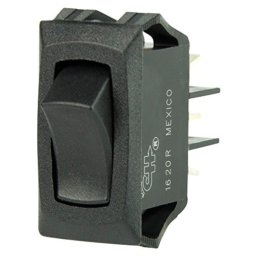BEP Curved Spdt Rocker Switch - on