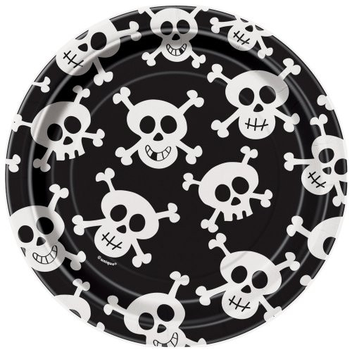 Skulls Dessert Plates, 8ct