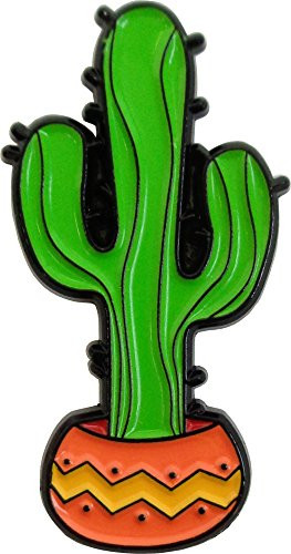 Matt Stewart Cactus 1 Licensed Original Artwork Expertly Designed ENAMEL PIN - 1_25 x 0_60
