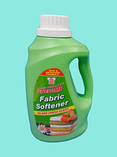 LAs Totally Awesome Laundry Fabric Softener Island Fresh Scent 64 Oz