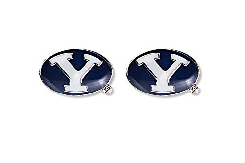 NCAA BYU Cougars Logo Post Earrings