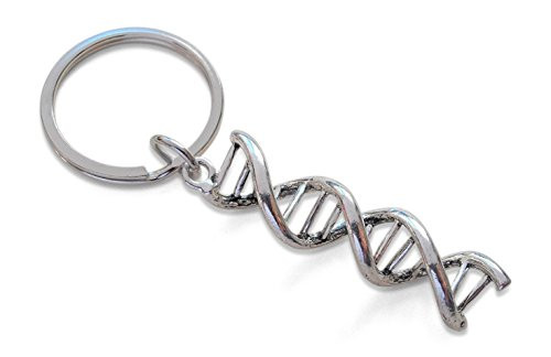 DNA Molecule Double Helix Keychain Science Keychain