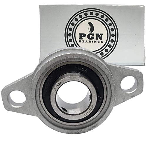 PGN - KFL004 Pillow Block Mounted Ball Bearing - 20mm Bore - FL004 Flanged Bearing