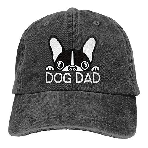 Waldeal Mens Boston Terriers Dog Dad Vintage Washed Hat Adjustable Baseball Cap
