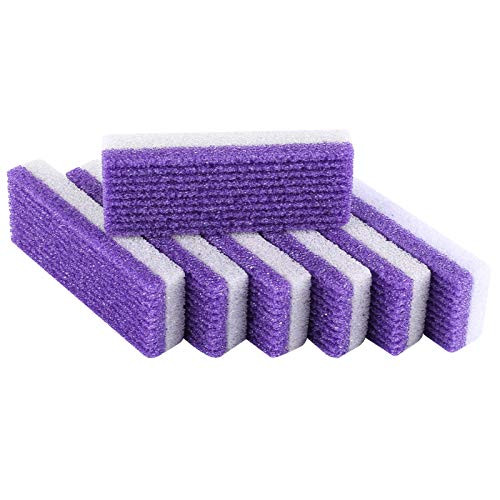 7Pc Foot Pumice Stone for Feet Hard Skin Callus Remover 2 in 1 Foot Pumice Stone Double Sided Hard Skin Callus Remover Dead Skin Scrubber Pedicure Tools Hard Skin Callus Remover for Feet and Hands