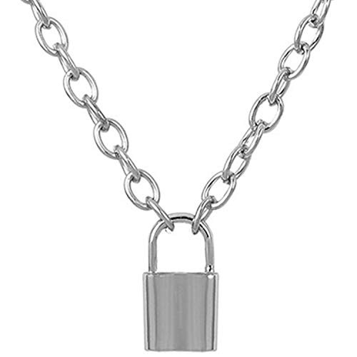 Nanafast Chain Lock Necklace Stainless 