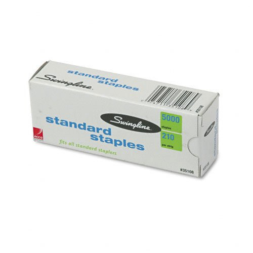 Swingline S.F. 1 Standard Economy Chisel Point 210 Full Strip Staples - 5,000 per Box (Pack of 2) Swingline S.F. 1 Standard Economy Chisel Point 210 Full Strip Staples - 5,000 per Box (Pack of 2)