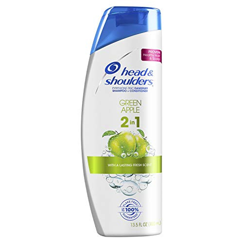Head and Shoulders Green Apple Anti-Dandruff Paraben Free 2 In 1 Shampoo and Conditioner 13_5 fl oz Head and Shoulders Green Apple Anti-Dandruff Paraben Free 2 In 1 Shampoo and Conditioner 13_5 fl oz