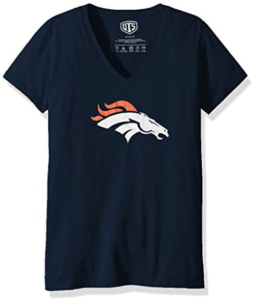 OTS NFL Denver Broncos Womens Rival V-Neck Tee Logo X-Large OTS NFL Denver Broncos Womens Rival V-Neck Tee Logo X-Large