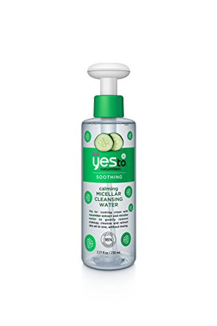 Yes to Cucumbers Calming Micellar Cleansing Water, 7.77 Fluid Ounce Yes to Cucumbers Calming Micellar Cleansing Water, 7.77 Fluid Ounce