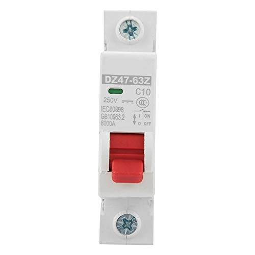 1P DZ47-63Z Miniature Circuit Breaker 250V DC Leakage Protection Air Switch Circuit Breaker Leakage Protection for Solar Energy etc