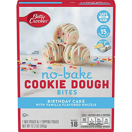 Betty Crocker No Bake Cookie Dough Bites Birthday Cake 12_2 Oz