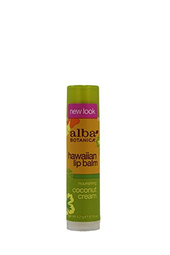 Alba Botanica Natural Hawaiian Coconut Cream Lip Balm 0_15 oz 2 pack