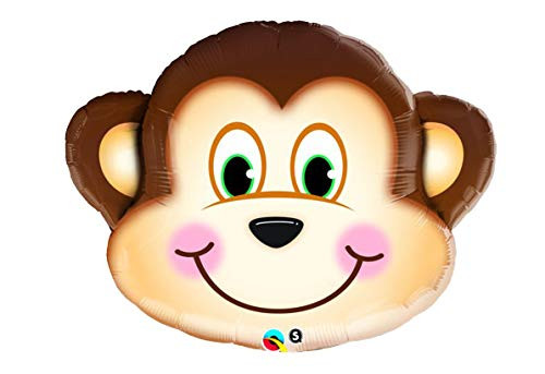 Adorable Monkey Head Jumbo 35 Foil Party Balloon Adorable Monkey Head Jumbo 35 Foil Party Balloon