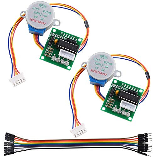 Cozifree 2 Sets 28BYJ-48 ULN2003 5V Stepper Motor Uln2003 Driver Board for Arduino