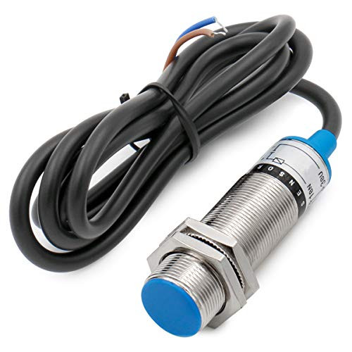 Heschen M18 Inductive Proximity Sensor Switch Screen Shield Type LJ18A3-5-JEZ Detector 5mm 90-250VAC 400mA Normally OpenNO 2 Wire