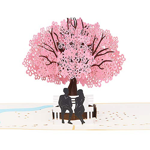 Lulonpon Cherry Blossom Pop Up Card 3D Greeting Card Romantic Pop Up Card Great For Valentines Day Birthday Wedding Anniversary Thanksgiving Christmas Lulonpon Cherry Blossom Pop Up Card 3D Greeting Card Romantic Pop Up Card Great For Valentines Day Birthday Wedding Anniversary Thanksgiving Christmas