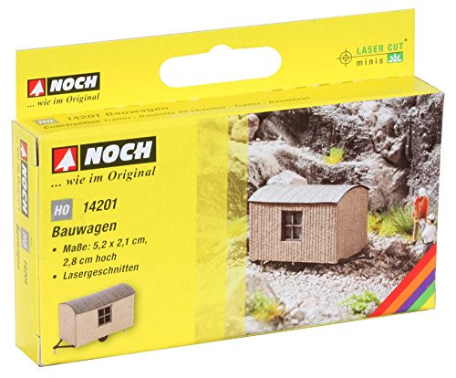Noch 14201 Construction Trailer H0 Scale Model Kit