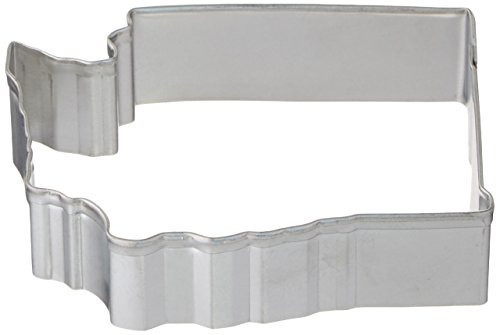 CybrTrayd Washington State Cookie Cutter, Silver