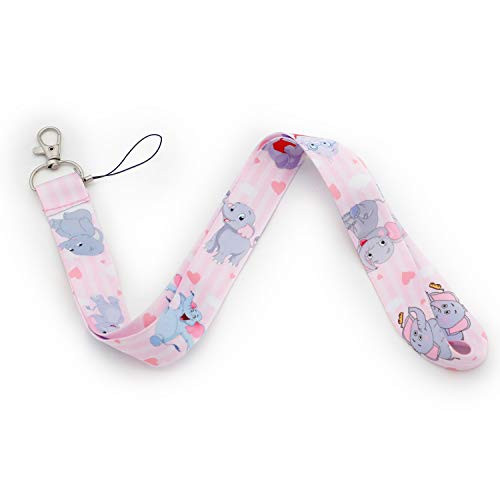 Elephant Lanyard Keychain ID Badge Holder