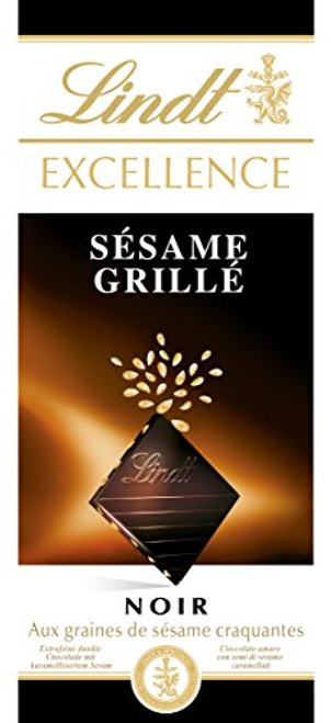 Lindt - Excellence - Dark Chocolate Roasted Sesame - 100g Lindt - Excellence - Dark Chocolate Roasted Sesame - 100g