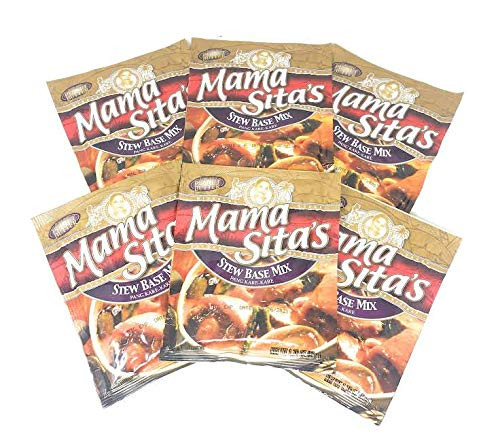 Mama Sitas Stew Base Mix Pang Kare-Kare 1_76 50g 6 Pack