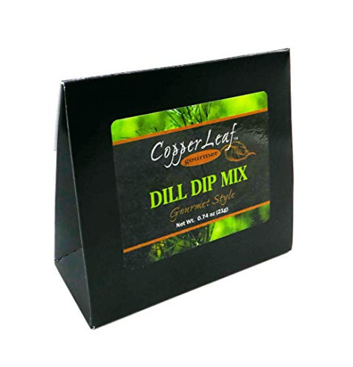 CopperLeaf Gourmet Dill Dip Mix Gourmet Style 0_74 oz Packet - Made in the USA - No MSG - Gluten-Free - Dill Dip Mix CopperLeaf Gourmet Dill Dip Mix Gourmet Style 0_74 oz Packet - Made in the USA - No MSG - Gluten-Free - Dill Dip Mix