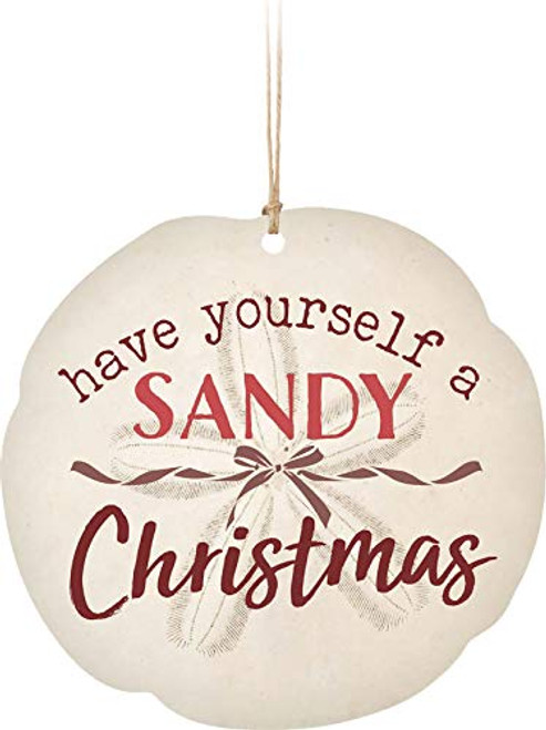P_ Graham Dunn Have Yourself A Sandy Little Christmas Rosy Red 3_1 x 3 Wood Figurine Ornament P_ Graham Dunn Have Yourself A Sandy Little Christmas Rosy Red 3_1 x 3 Wood Figurine Ornament