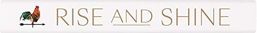 P_ Graham Dunn Rise and Shine Classic White 10 x 1_5 Pine Wood Decorative Tabletop Stick Sign P_ Graham Dunn Rise and Shine Classic White 10 x 1_5 Pine Wood Decorative Tabletop Stick Sign
