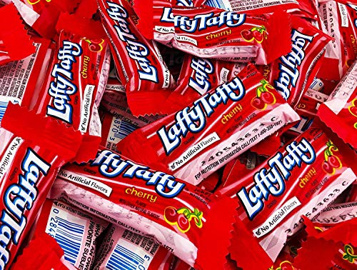 Wonka Laffy Taffy Cherry Flavor Pack of 2 Pounds