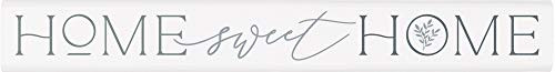 P_ Graham Dunn Home Sweet Home Classic White 10 x 1_5 Pine Wood Decorative Tabletop Stick Sign