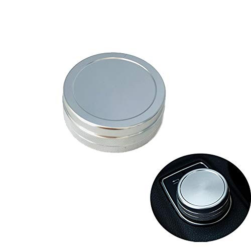 Angelguoguo Car Multimedia Control Knob Button Cover Fit for Mercedes Benz A B E GLC GLA GLK GLE ML GL Class  Silver