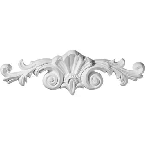 Ekena Millwork ONL11X03X01OL 11 3/4-Inch W X 3 3/4-Inch H X 1 1/4-Inch P Orleans Center Onlay