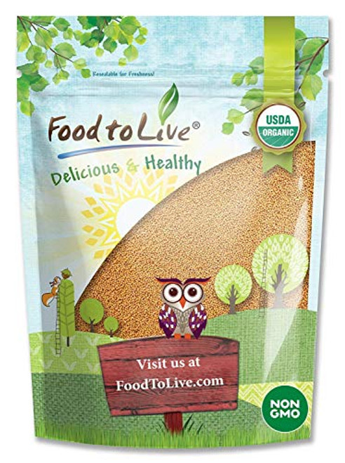 Organic Mustard Seeds 8 Ounces - Whole Yellow Seeds Non-GMO Kosher Raw Dried Hot Spice Bulk Organic Mustard Seeds 8 Ounces - Whole Yellow Seeds Non-GMO Kosher Raw Dried Hot Spice Bulk