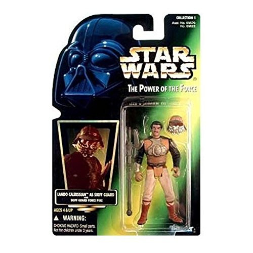 Star Wars Power of the Force Green Card Lando Calrissian Skiff Guard Action Figure 3_75 Inches Star Wars Power of the Force Green Card Lando Calrissian Skiff Guard Action Figure 3_75 Inches