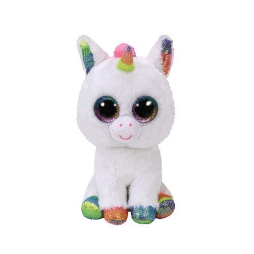 TY Beanie Boos Pixy - White Unicorn Reg Plush TY Beanie Boos Pixy - White Unicorn Reg Plush