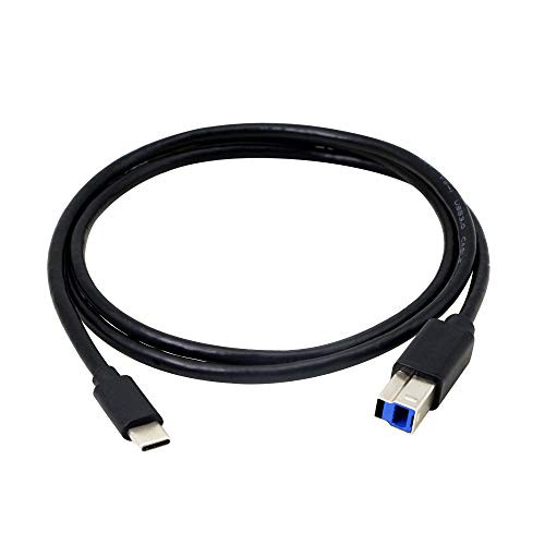 CERRXIAN 1m USB Type C 3_1 Male to Type B 3_0 Male Cable for Printer Scanner MacBookExternal Hard Drive Tablet Devices with USB-C Port