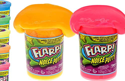 JA-RU Flarp Noise Putty Scented Squishy Sensory Toys for Easter ADHD Autism Stress Toy Great Party Favors Fidget for Kids and Adults Boys   Girls_ 2 Units Assorted 10041-2p