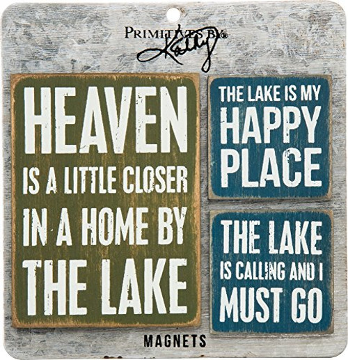 Primitives By Kathy 27504 Lake & Cabin Refrigerator Magnets, Assorted Primitives By Kathy 27504 Lake & Cabin Refrigerator Magnets, Assorted