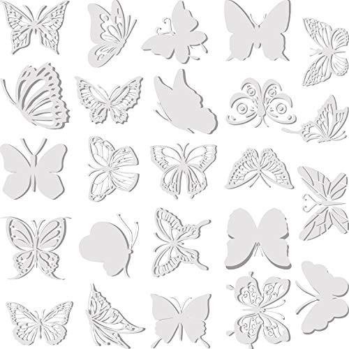 24 Pieces Large Size Butterfly Anti-Collision Window Clings Translucent Dusted Alert Bird Clings Stickers Window Decals Prevent Bird Strikes on Doors and Windows Glass Decor 24 Pieces Large Size Butterfly Anti-Collision Window Clings Translucent Dusted Alert Bird Clings Stickers Window Decals Prevent Bird Strikes on Doors and Windows Glass Decor