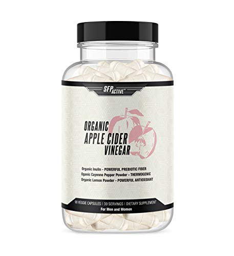 Organic Apple Cider Vinegar Pills by SFPActive 1500 mg - 90 Capsules