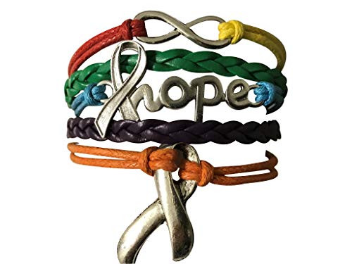 Infinity Collection Autism Awareness Bracelet - Autism Jewelry Adjustable Autism Bracelet- Hope Charm Bracelet- Puzzle Piece Bracelet- Perfect Autism Gift