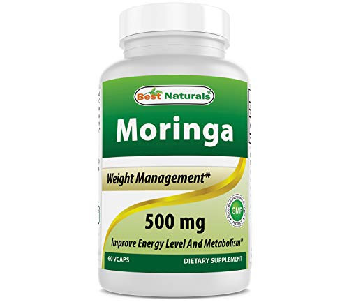 Best Naturals Moringa Superfood 500 mg 60 Veggie Capsules