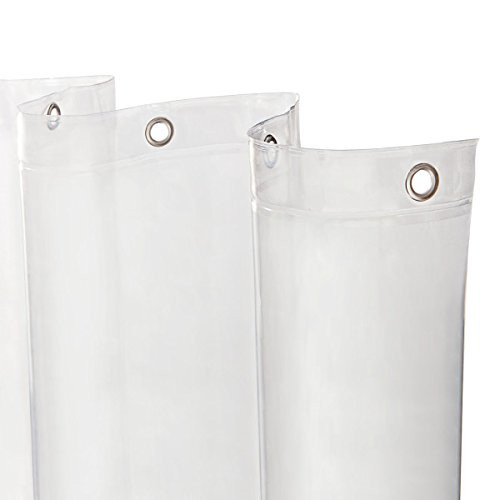 Kenney Medium Weight PEVA Shower Curtain Liner, Clear