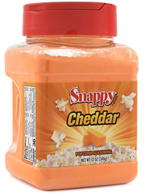 Snappy Cheddar Cheese Popcorn Seasoning 12 Oz