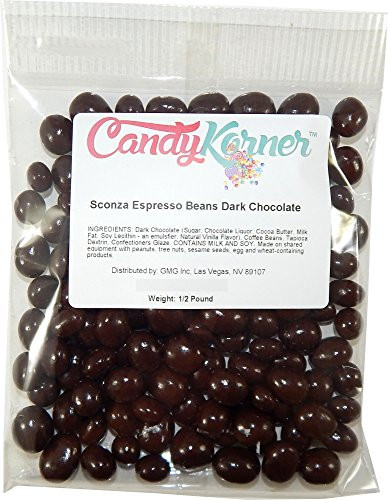 Espresso Beans  Dark Chocolate Covered Espresso Beans 12 Pound  8 OZ