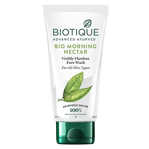 Biotique Bio Morning Nectar Visibly Whitening Face Wash I For All Skin Type 150 ml Biotique Bio Morning Nectar Visibly Whitening Face Wash I For All Skin Type 150 ml